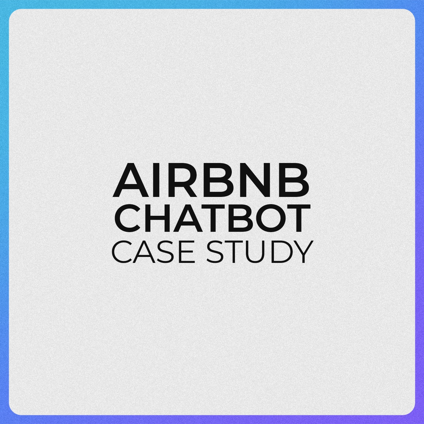 AirBnb Chatbot - My Sick Builds